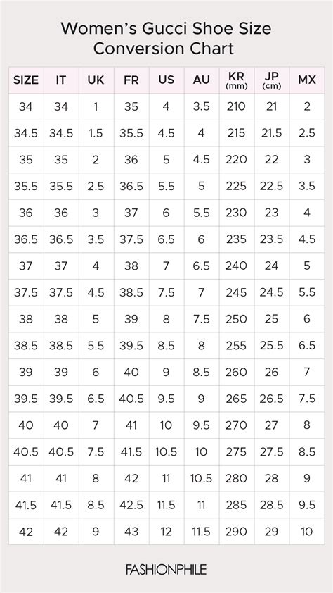 gucci jacket size chart|Gucci shoe size conversion chart.